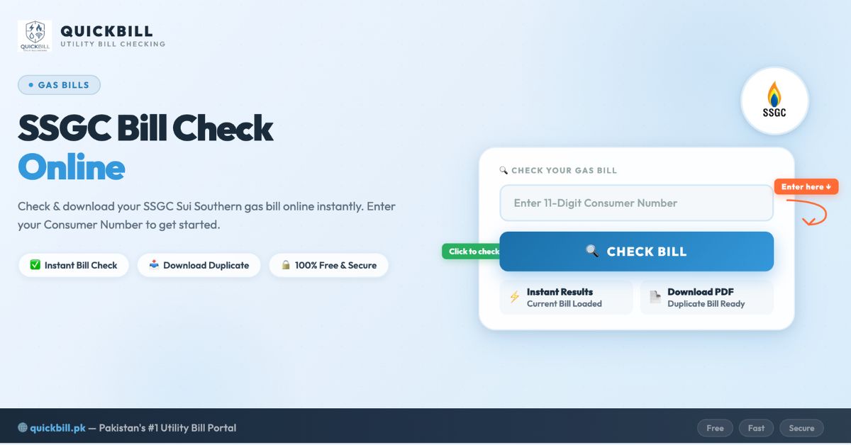 ssgc bill check online